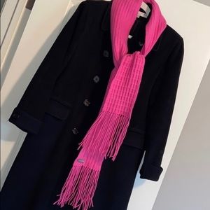 Ann Taylor 100% cashmere beautiful pink scarf.
